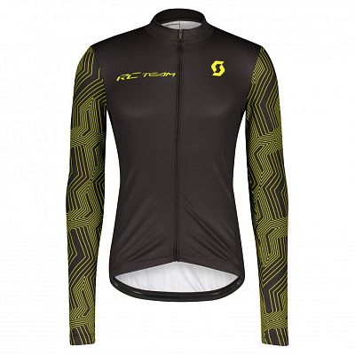 Превью  Велоджерси с длинным рукавом SCOTT RC Team 10 Black/Sulphur Yellow